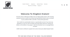 Desktop Screenshot of kingdomkratom.com